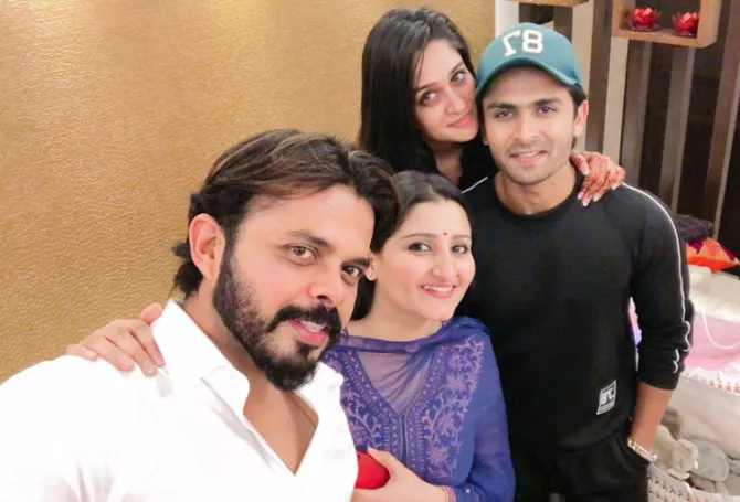 Sreesanth And Bhuvneshwari Visit Dipika Kakar