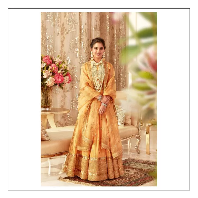 Isha Ambani at her wedding