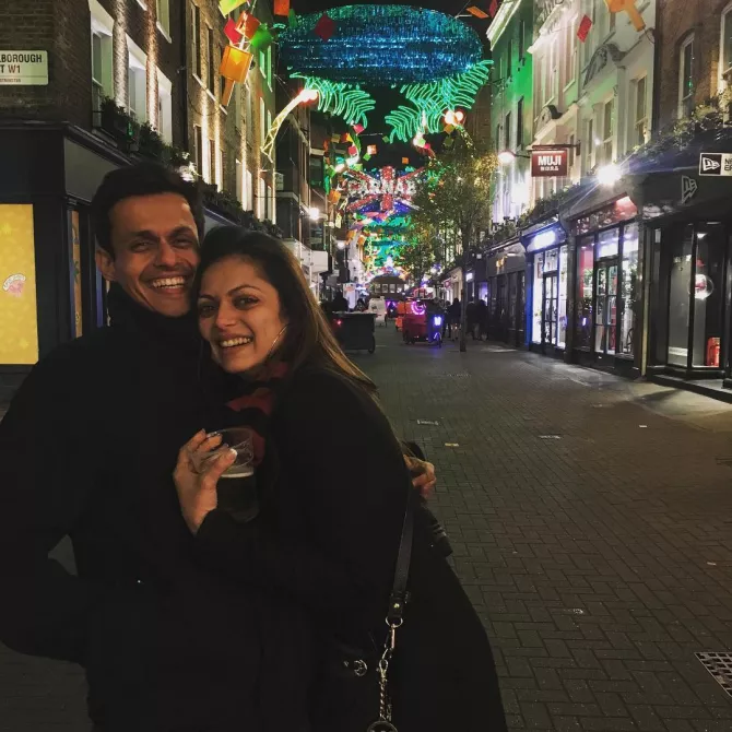 Drashti Dhami and Neeraj Khemka