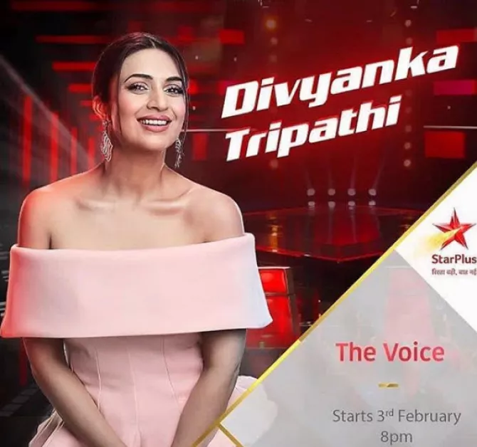 Divyanka as an anchor