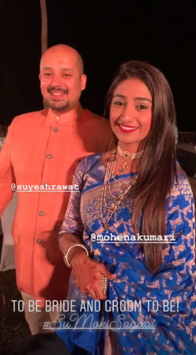 Mohena Kumari Singh and Suyesh Rawat