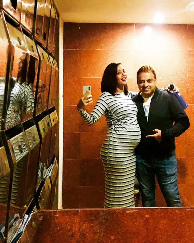 Surveen Chawla and Akshay Thakker