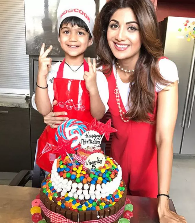 Shilpa Shetty Kundra And Viaan Raj Kundra