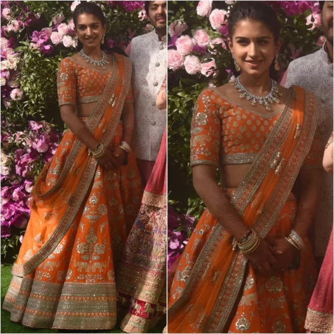 Radhika Merchant at Akash-Shloka's wedding