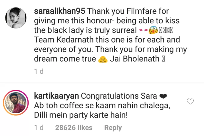 Sara Ali Khan and Kartik Aaryan