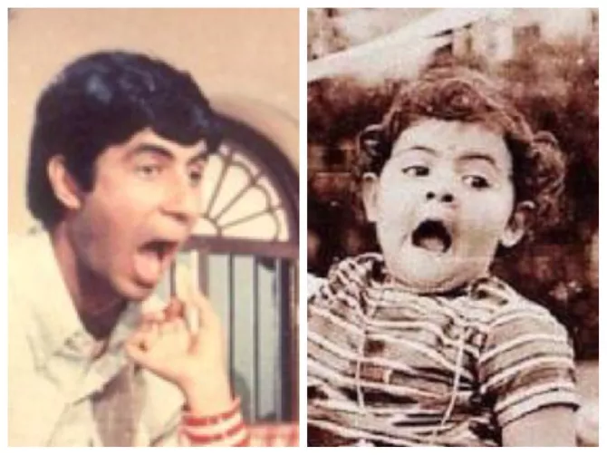 Shweta Bachchan Nanda and Amitabh Bachchan