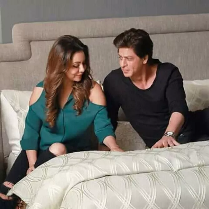 Shah Rukh Khan and Gauri Khan