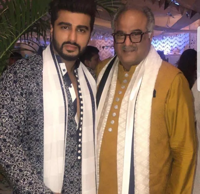 Arjun Kapoor and Boney Kapoor
