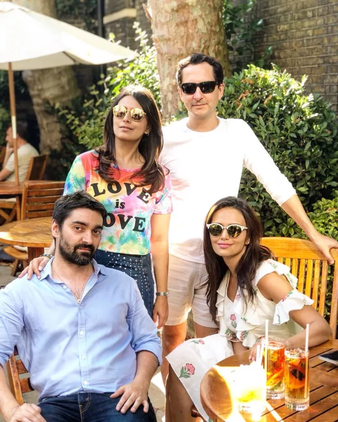 Deeya Chopra Mehta with family