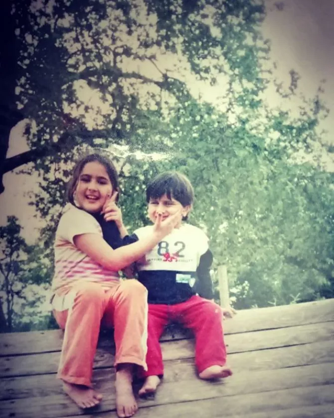 Sara Ali Khan and Ibrahim Ali Khan