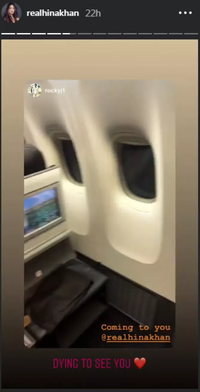 Hina Khan and Rocky Jaiswal