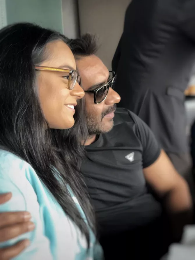 Ajay Devgn and Nysa Devgan