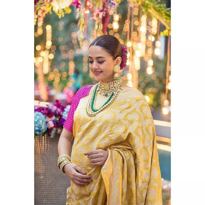 Surveen Chawla's godh bharai