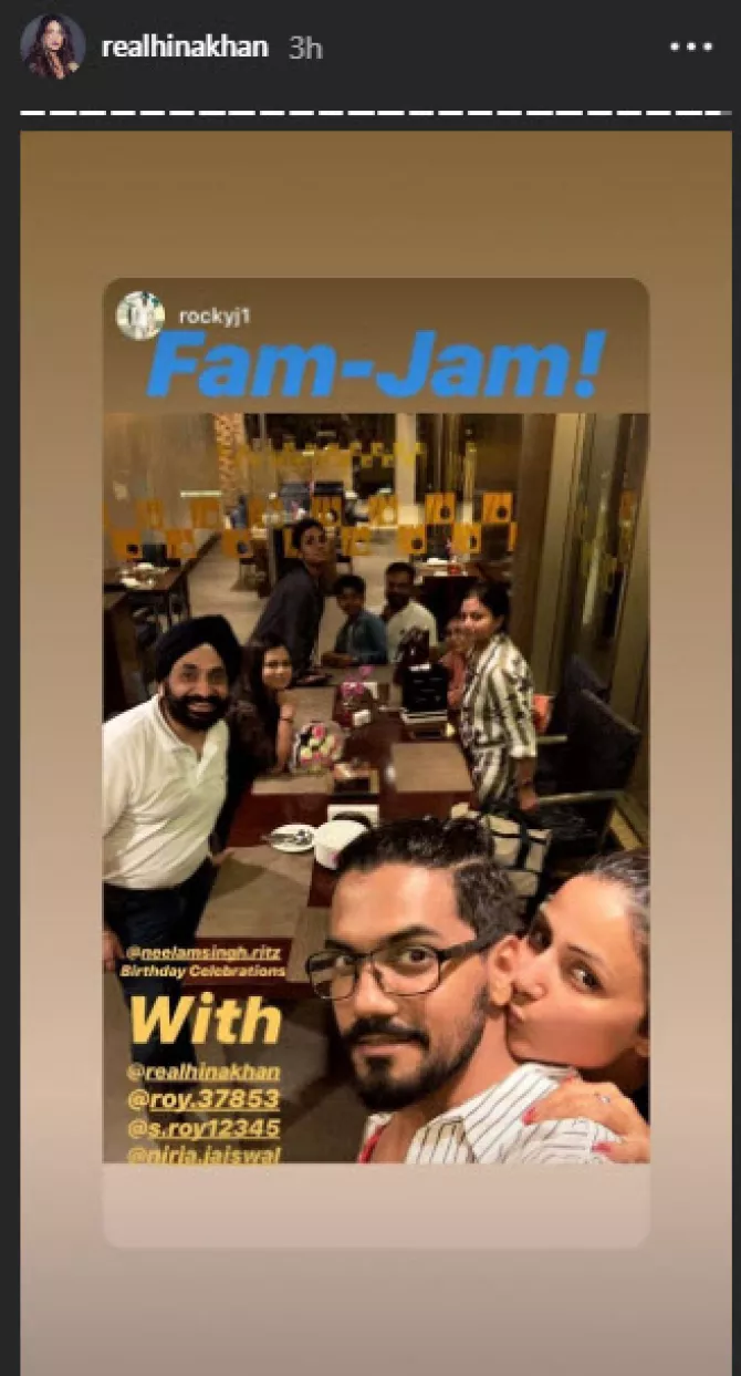 Hina Khan and Rocky Jaiswal