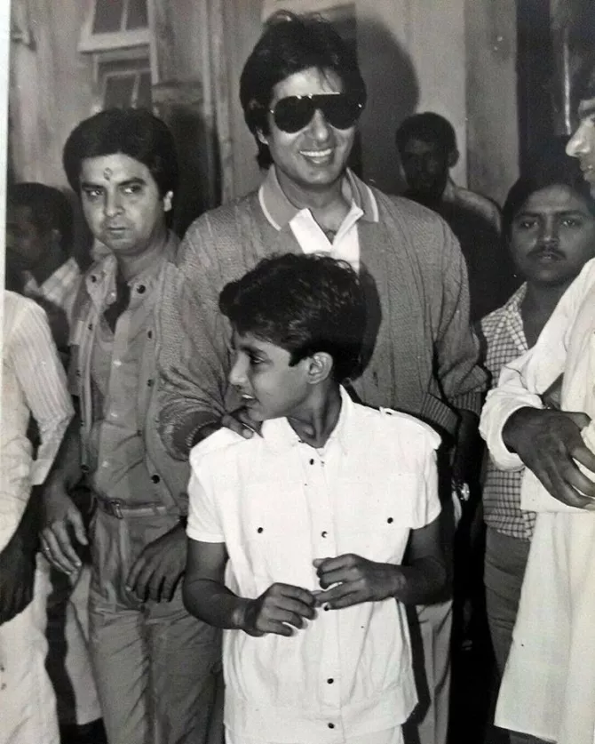 Amitabh Bachchan and Abhishek Bachchan