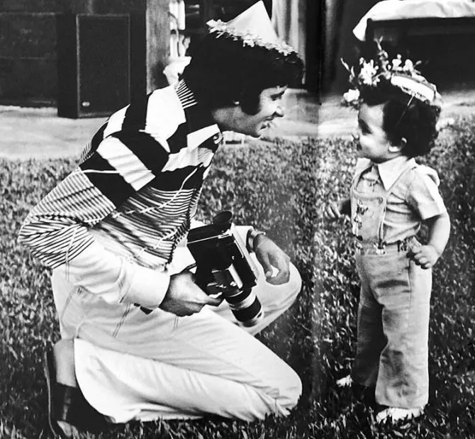 Amitabh Bachchan and Abhishek Bachchan