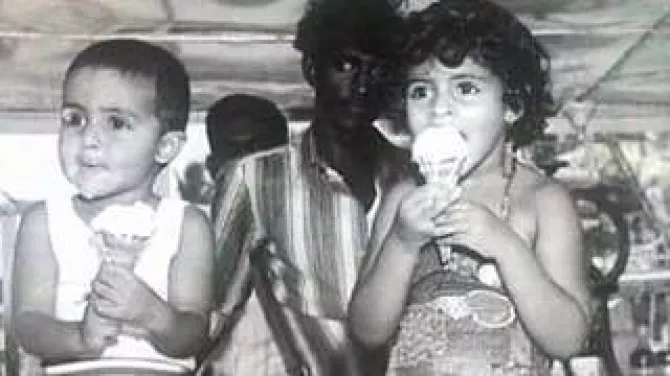 Shweta Bachchan Nanda and Abhishek Bachchan