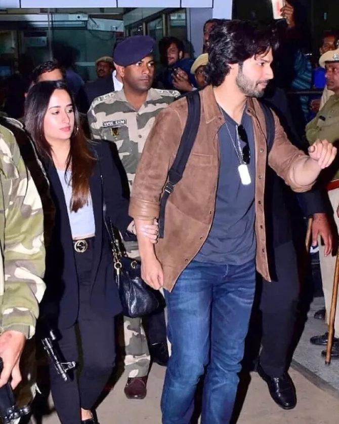Varun Dhawan and Natasha Dalal