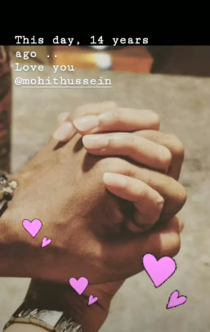 Chhavi Mittal and Mohit Hussein