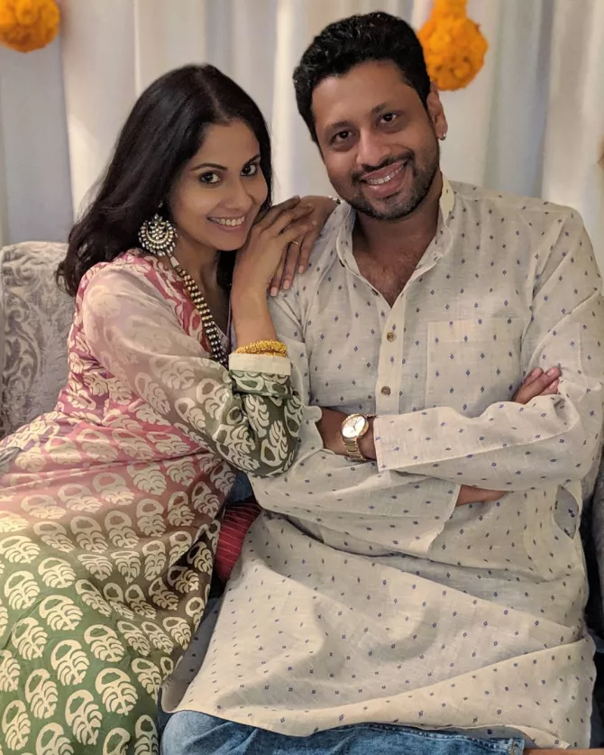 Chhavi Mittal and Mohit Hussein