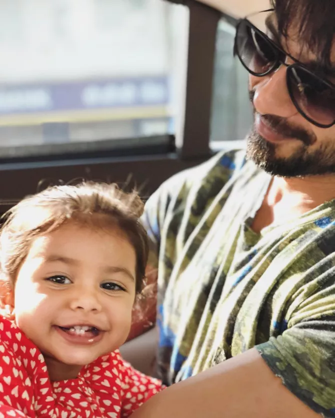 Shahid Kapoor and Misha Kapoor