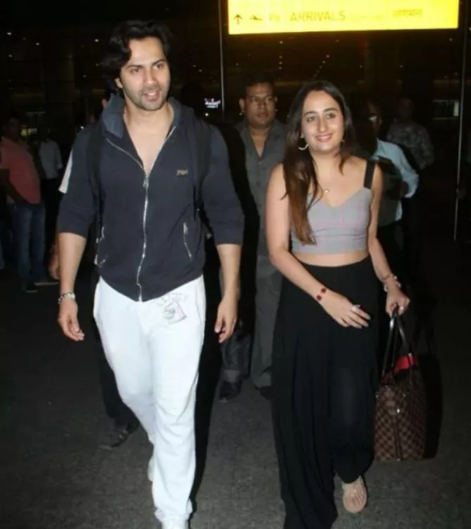 Varun Dhawan and Natasha Dalal