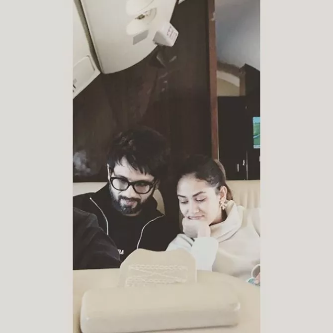 Shahid Kapoor and Mira Rajput Kapoor