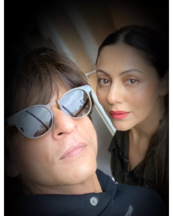Shah Rukh Khan and Gauri Khan