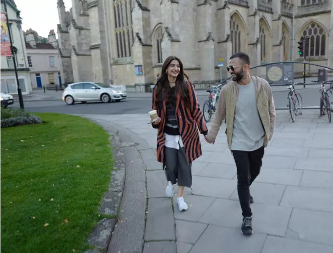 Sonam Kpaoor and Anand Ahuja