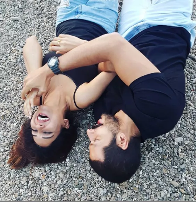 Neeti Mohan and Nihaar Pandya