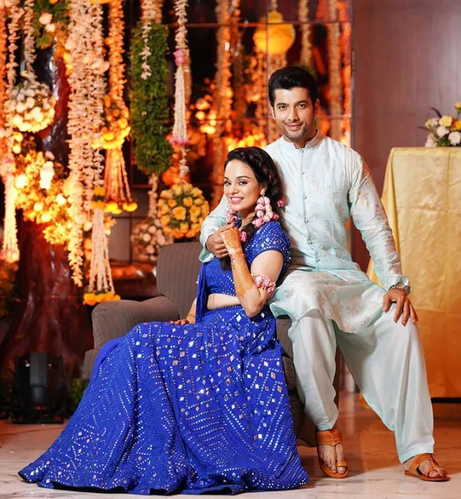 Sharad Malhotra and Ripci Malhotra