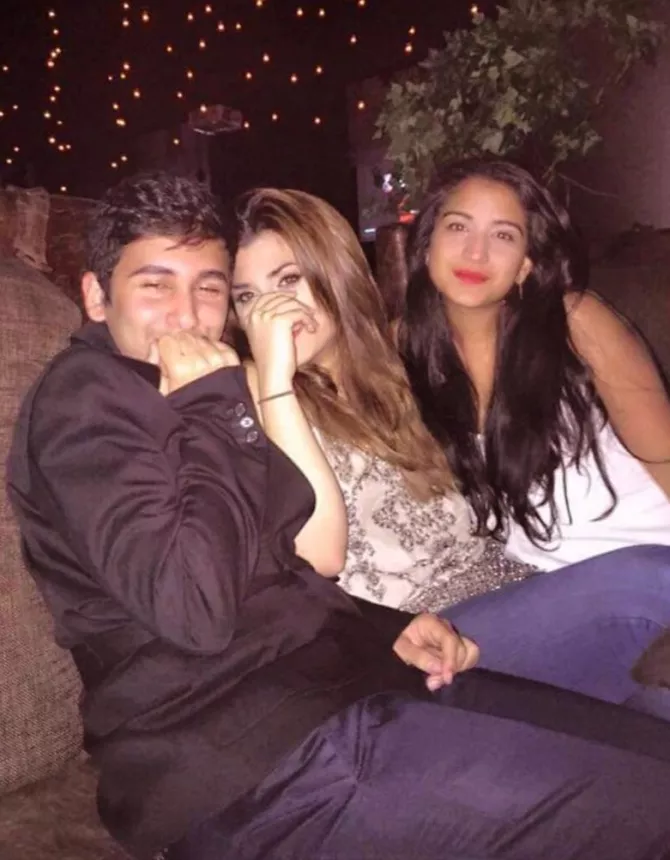 Radhika Merchant partying with her friends