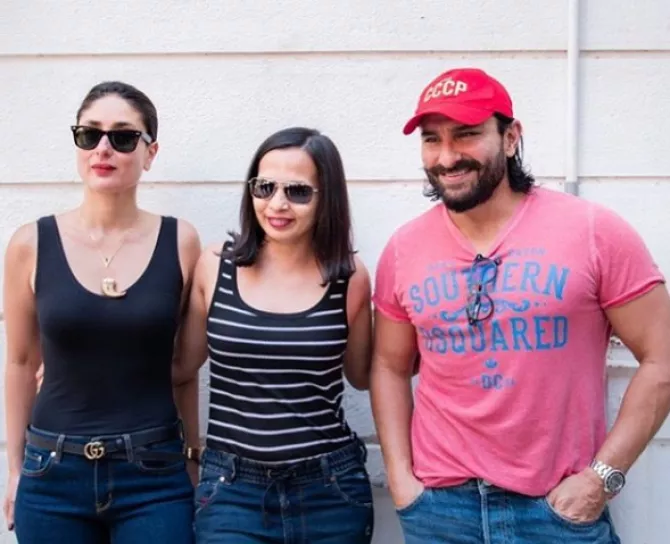 Rujuta Diwekar with Kareena and Saif