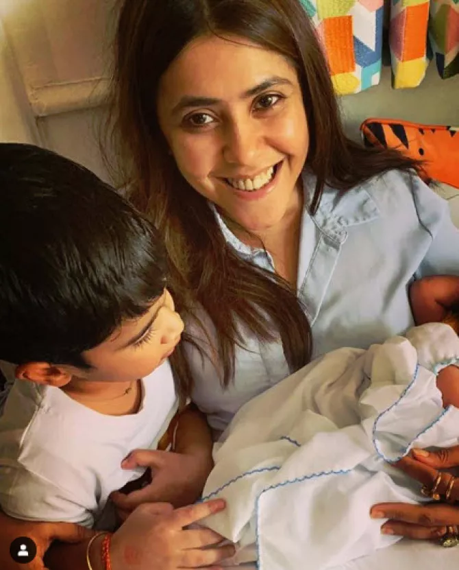 Ekta Kapoor, Ravie Kapoor And Laksshya Kapoor