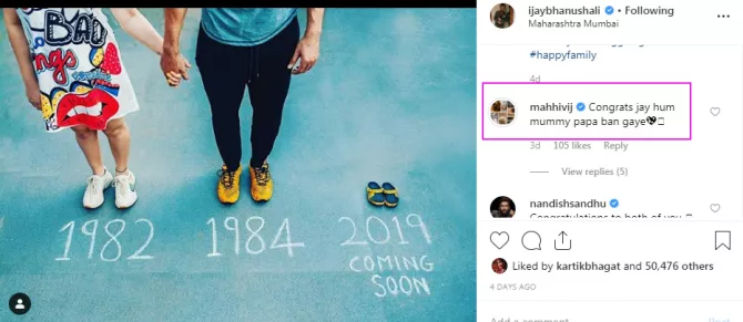 pregnancy announment