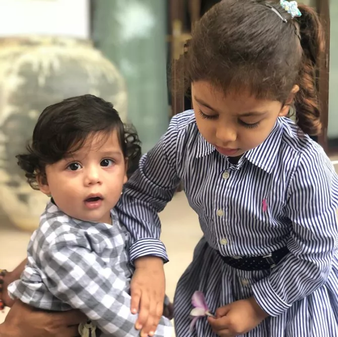 Misha Kapoor and Zain Kapoor