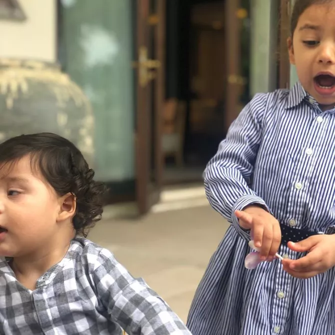 Misha Kapoor and Zain Kapoor