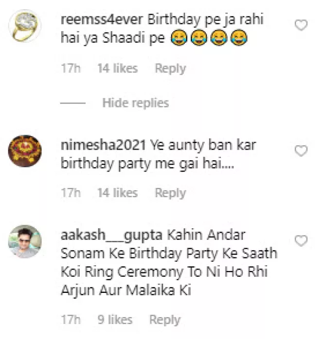 Social Media Comments