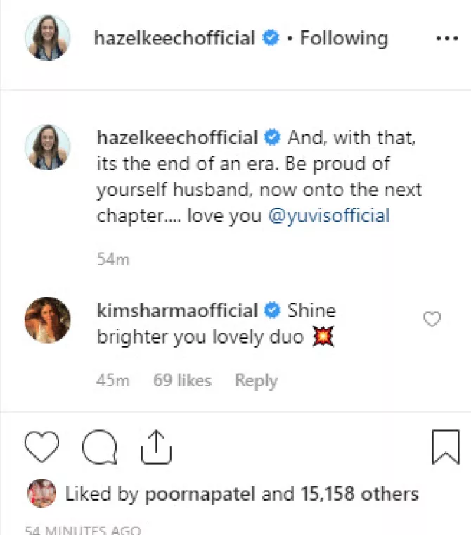 Yuvraj Singh Wife Hazel Keech Emotional Post After His Retirement