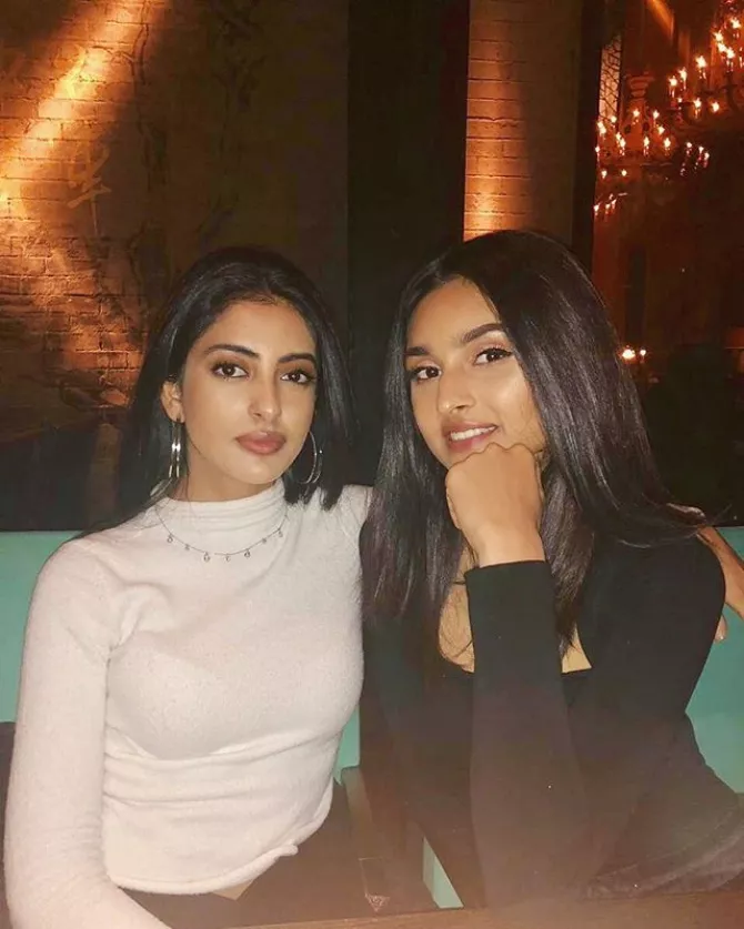 Alaviaa Jaaferi and Navya Naveli Nanda