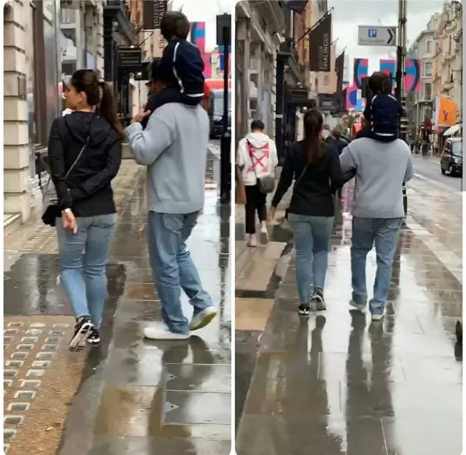 Saif Ali Khan, Kareena Kapoor Khan and Taimur Ali Khan