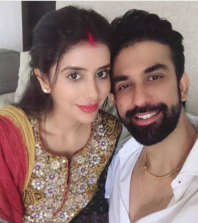 Post-Wedding Look Of Charu Asopa And Rajeev Sen
