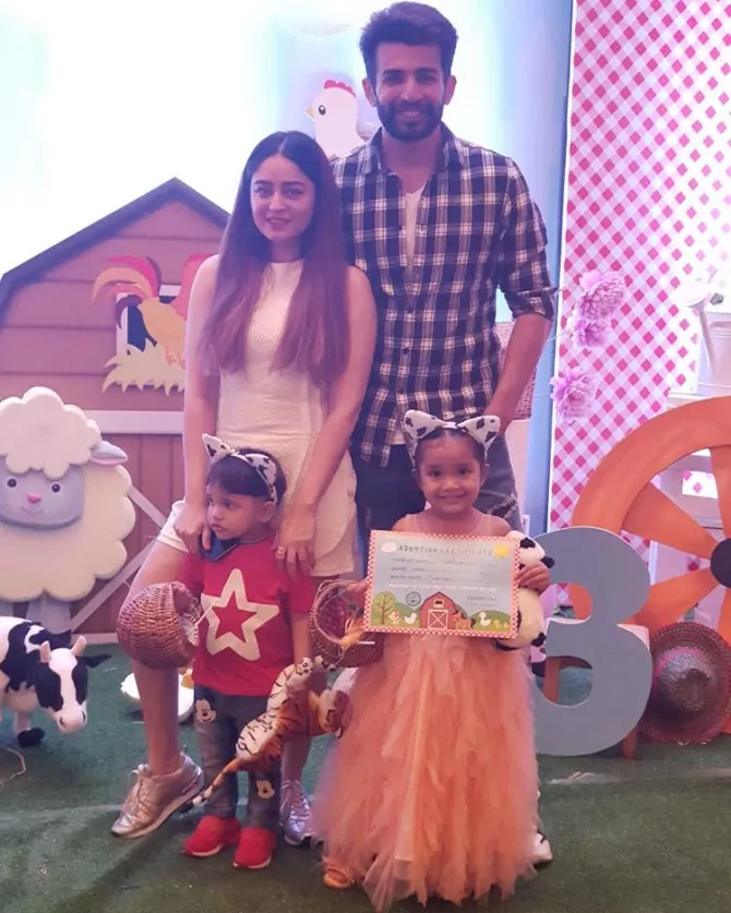 Mahhi Vij, Jay Bhanushali, Khushi Ray and Rajveer Ray