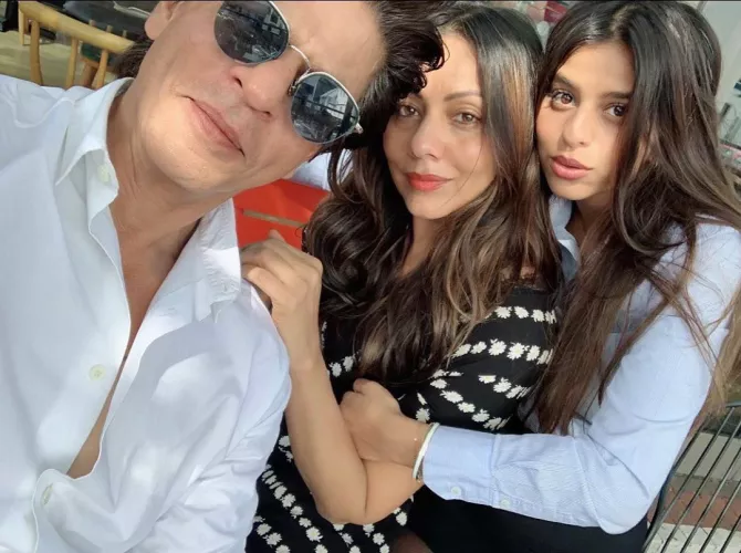 Shah Rukh Khan and Suhana Khan