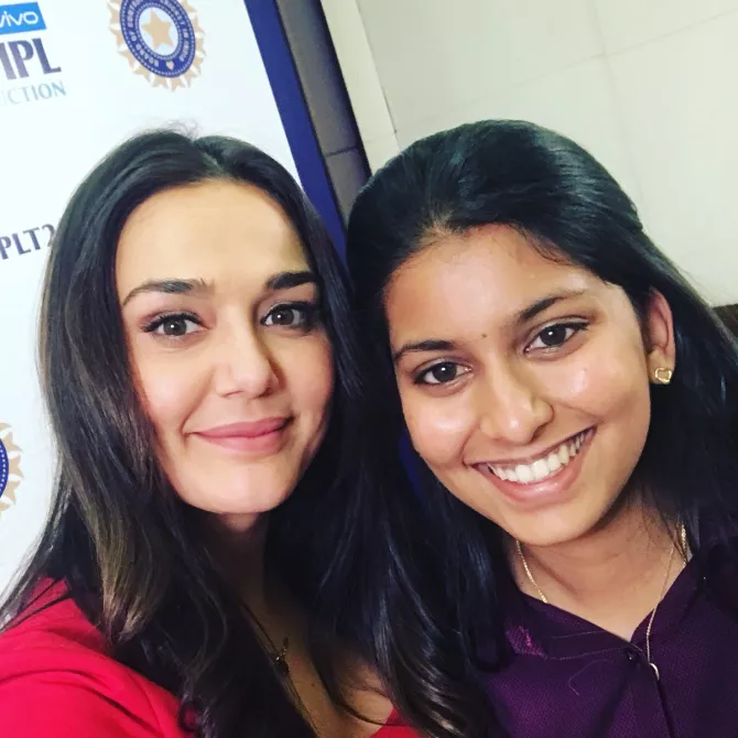 Jahnavi Mehta and Preity Zinta