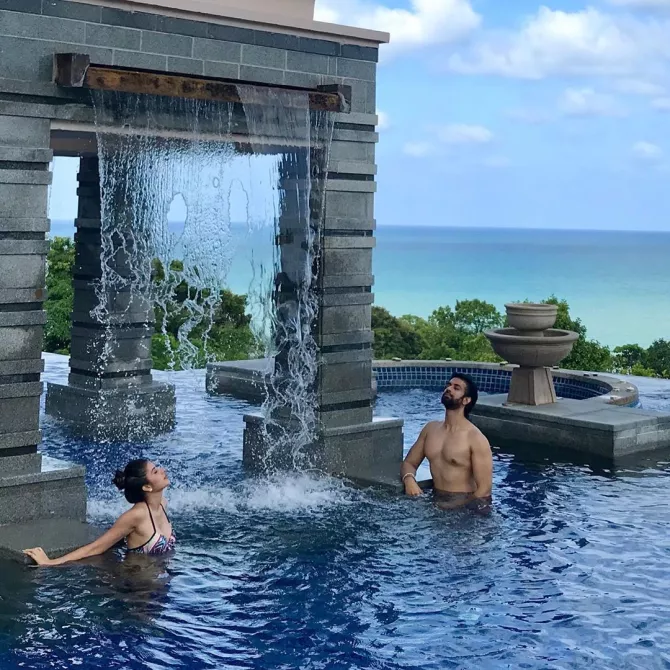 Charu Asopa Sen and Rajeev Sen