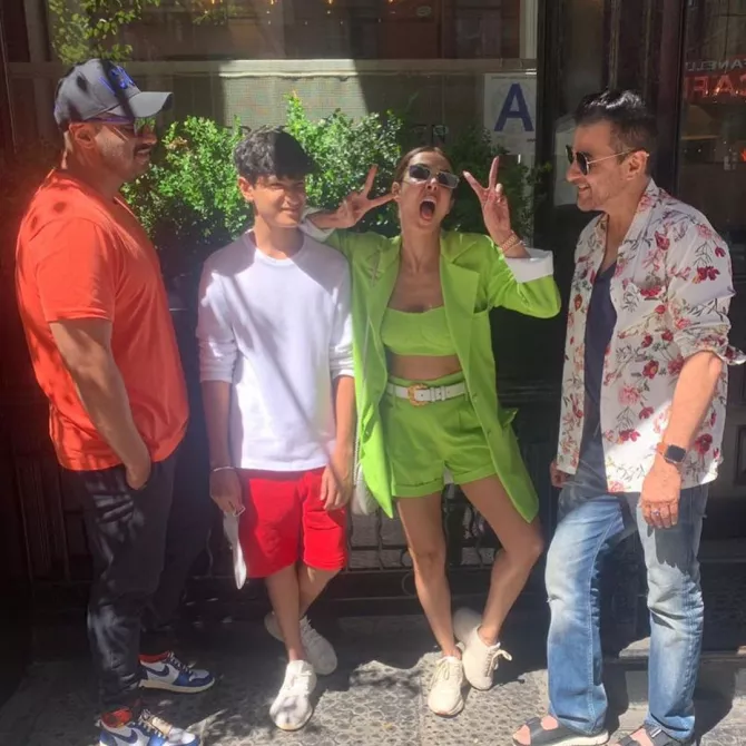 Sanjay Kapoor, Malaika Arora and Arjun Kapoor