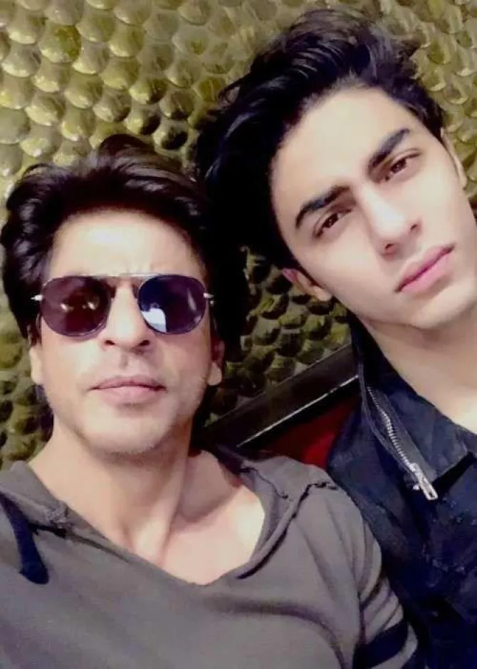 Shah Rukh Khan and Aryan Khan