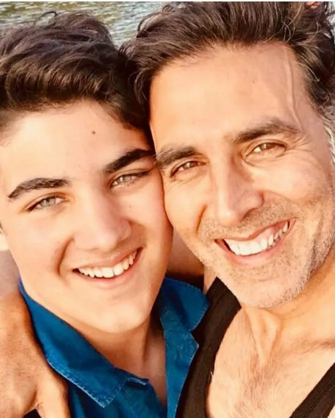 Akshay Kumar son Aarav kumar