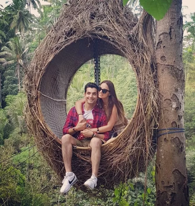 Sharad Malhotra and Ripci Malhotra